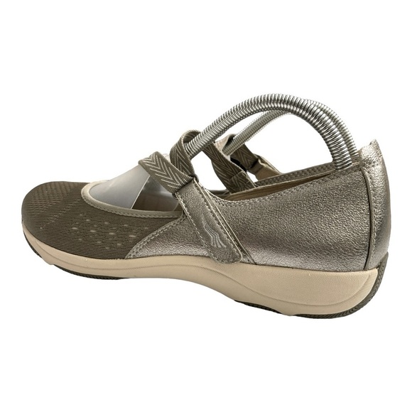 dansko Silver/Gray slip on comfort shoe strap closure Size 41 US ( 10.5-11 ) - Picture 5 of 12